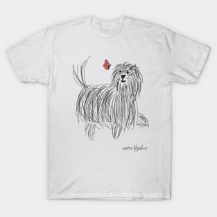 Drawing a dog. T-Shirt